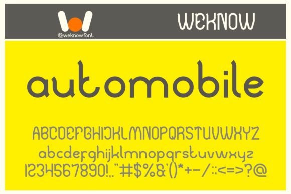 Automobile Font for Bold Branding and Eye-Catching Designs