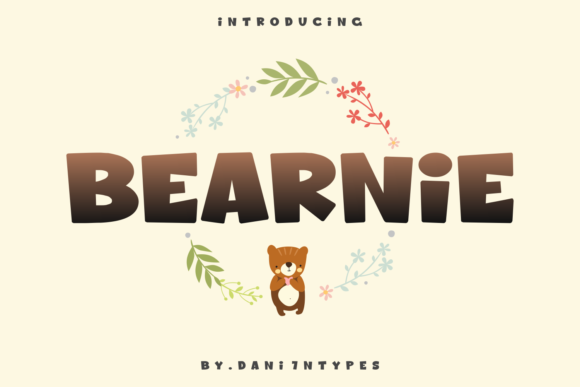 Bearnie Font for Editorial Design and Creative Projects