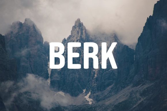 Berk Font for Handmade and Commercial Design Projects