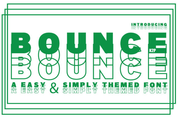 Bounce Font for Bold Branding
