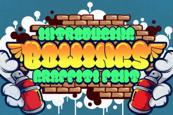 Bowings: A Playful Display Font for Digital Creativity