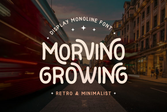 Enhance Your Brand with Morvino Growing Font