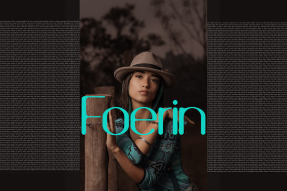 Foerin Typeface for Modern Editorial Design