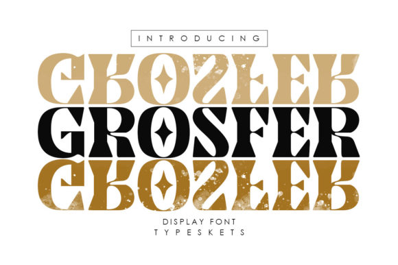 Grosfer: A Bold Display Font for Editorial Impact