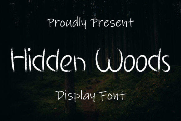 Hidden Woods Font for Web Design Projects