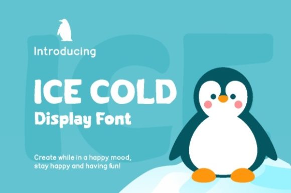 Ice Cold: A Playful Display Font for Modern Web Design