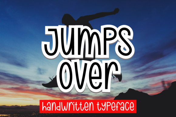 Jumps Over: A Bold Display Font for Creative Branding