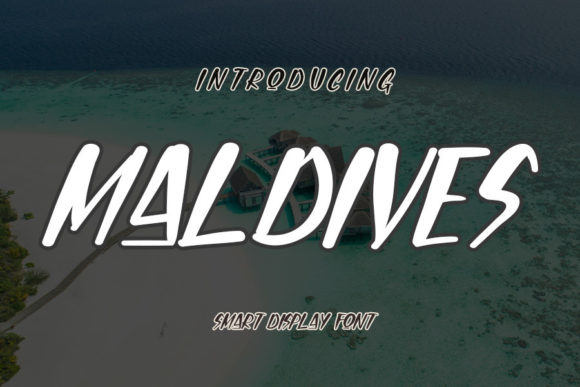 Maldives Font for Editorial Design
