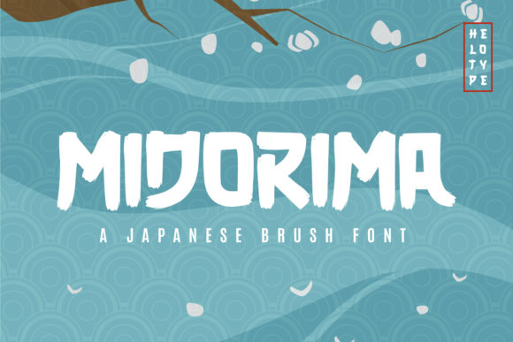 Midorima: A Cool Japanese Display Font for Creative Projects