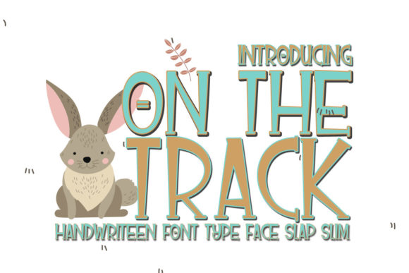 On the Track: A Whimsical Font for Editorial Magic