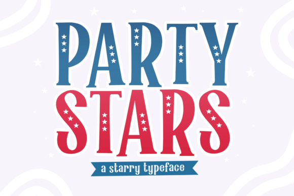 Party Stars: A Festive Font for Creative Branding