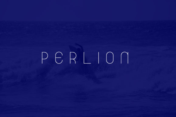 Perlion: A Modern Display Font for Handmade Creations