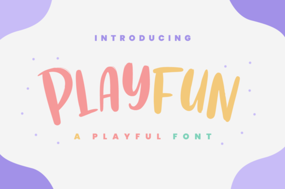 Playfun Font for Web Design and Brand Identity