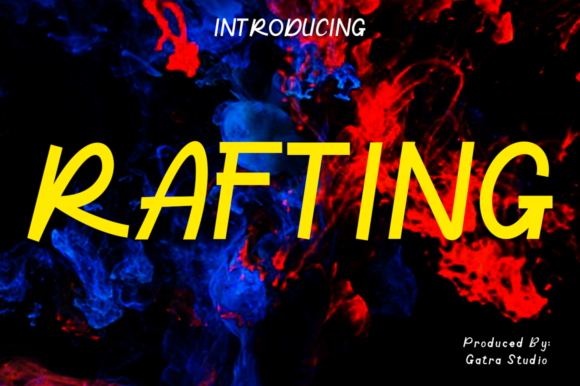 Rafting Font for Editorial Design and Content Creation