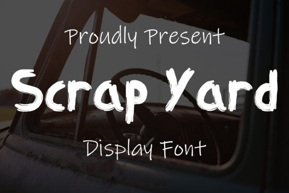 Scrap Yard: A Display Font for Thoughtful Editorial Design
