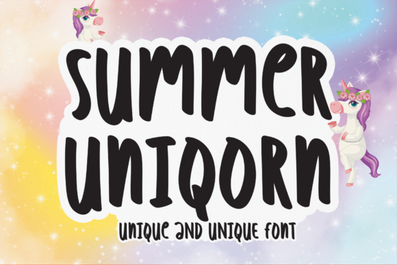 Summer Uniqorn Font Review
