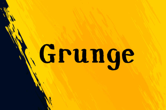 The Grunge: A Bold Display Font for Impactful Design
