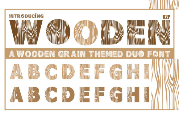 Wooden Duo: A Bold Display Font for Editorial Projects